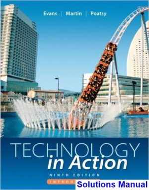 technology action complete 9th edition evans solutions manual