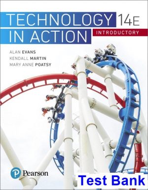 technology action introductory 14th edition evans test bank