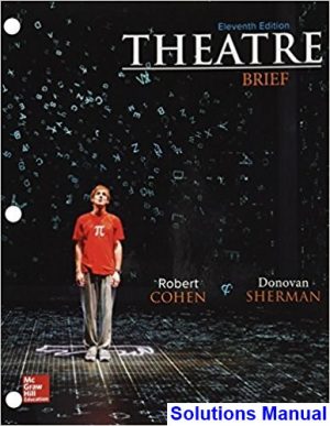 theatre brief 11th edition cohen solutions manual