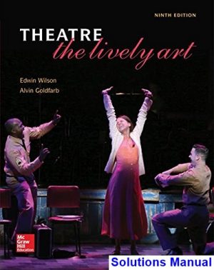 theatre lively art 9th edition wilson solutions manual