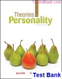 theories personality 7th edition feist test bank
