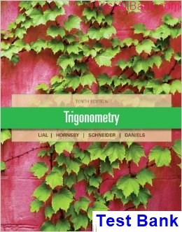 trigonometry 10th edition lial test bank