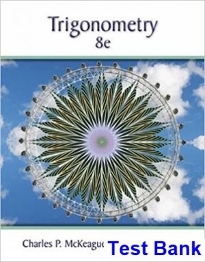trigonometry 8th edition mckeague test bank