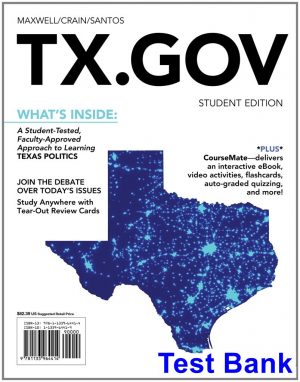 tx gov 1st edition maxwell test bank