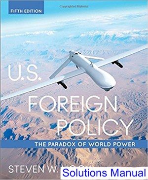 u s foreign policy the paradox of world power 5th edition hook solutions manual