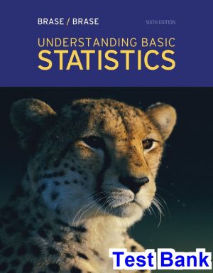 understanding basic statistics 6th edition brase test bank