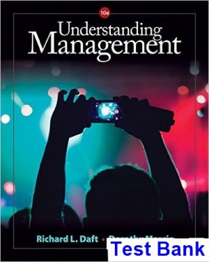 understanding management 10th edition daft test bank