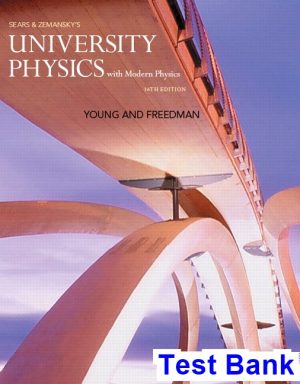 university physics modern physics 14th edition young test bank