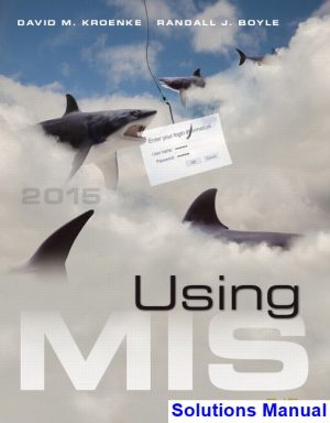 using mis 8th edition kroenke solutions manual