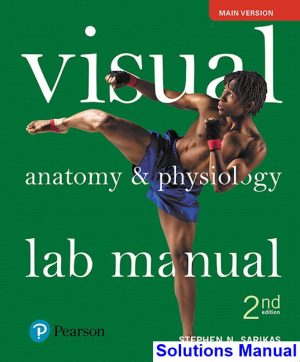 visual anatomy physiology lab manual main version 2nd edition sarikas solutions manual