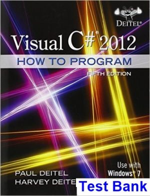visual c 2012 how program 5th edition deitel test bank