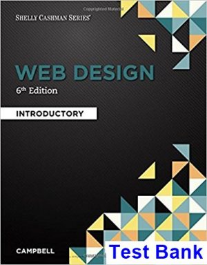 web design introductory 6th edition campbell test bank
