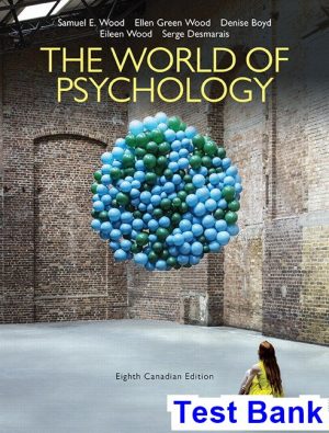 world psychology canadian 8th edition wood test bank