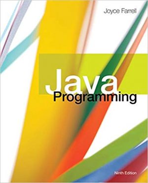 java programming 9th edition joyce farrell test bank